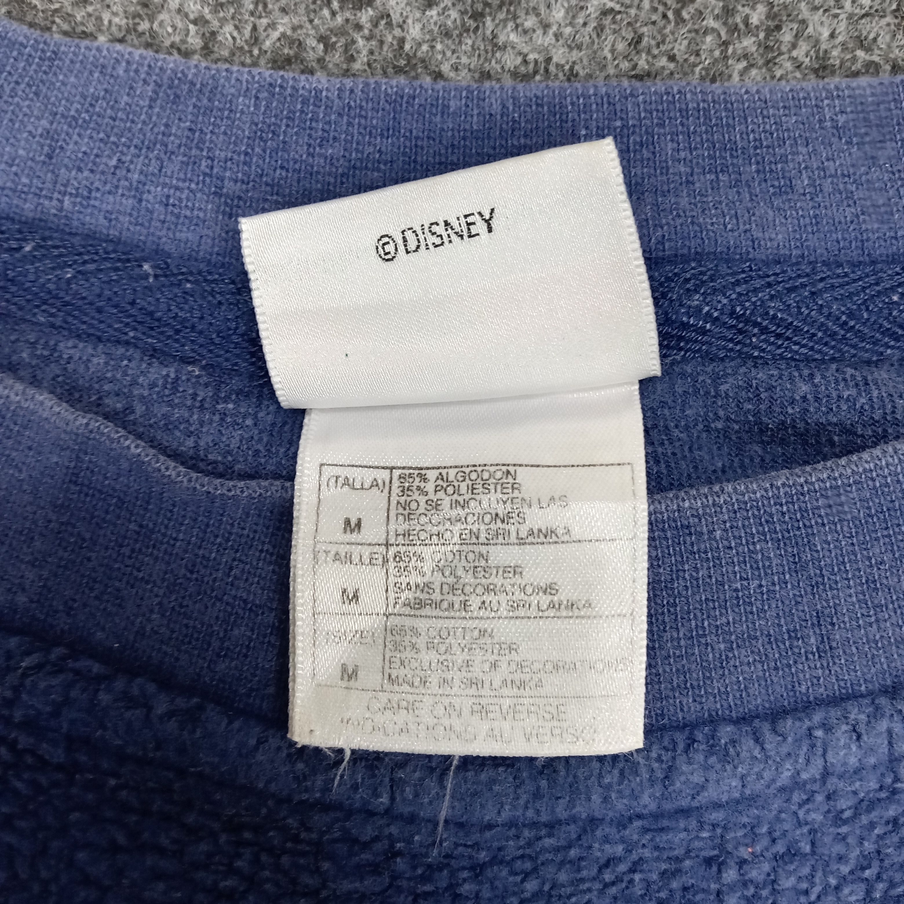 Disney × Mickey Mouse × Vintage Mickey Mouse Disney Embroidery Logo Sweatshirt Size US XL / EU 56 / 4 - 4 Thumbnail