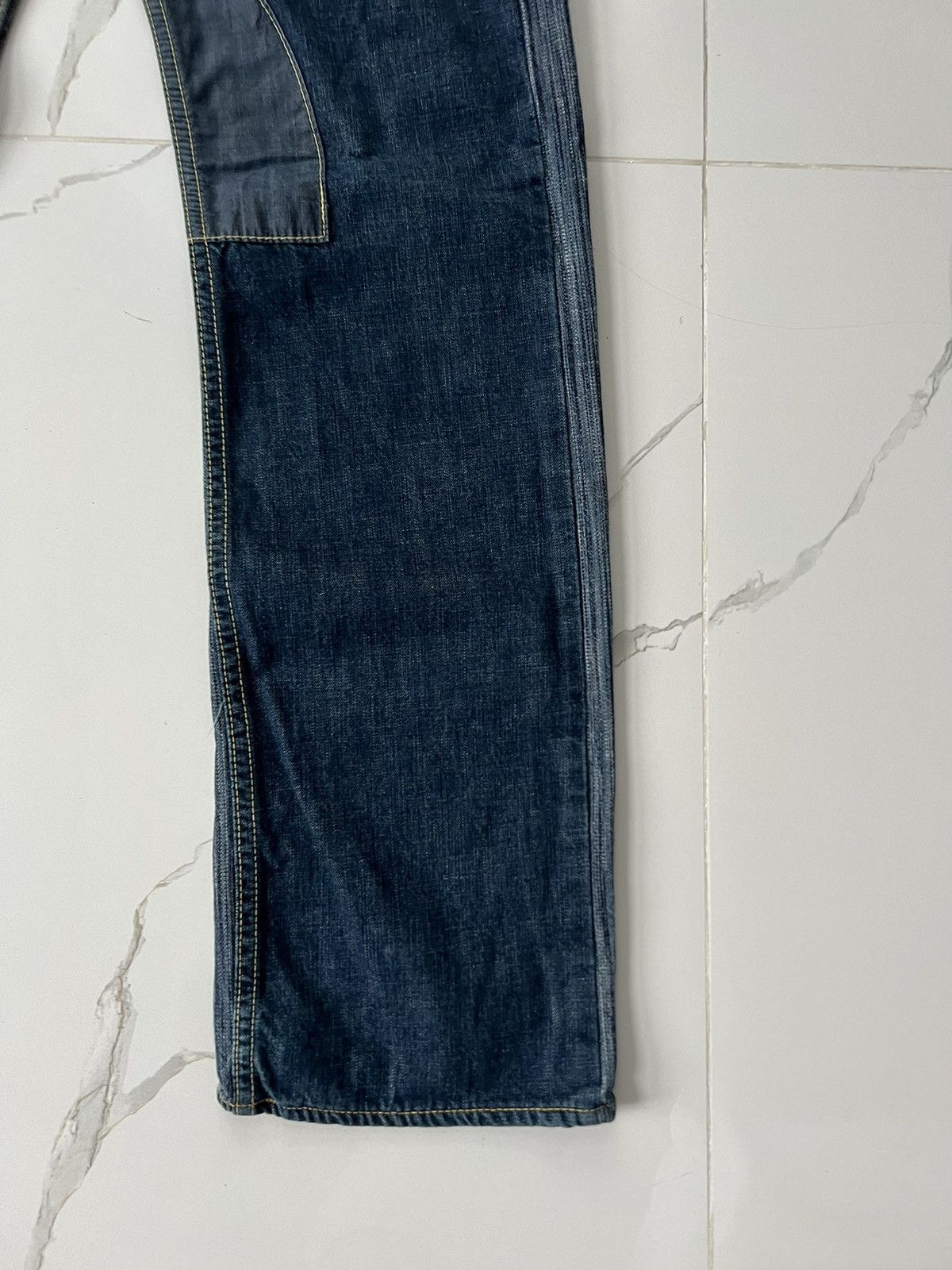 Michiko Koshino 00's YEN BY MICHIKO KOSHINO RARE RETRO JEANS ZIPPER ARCHIVE Size US 30 / EU 46 - 3 Thumbnail