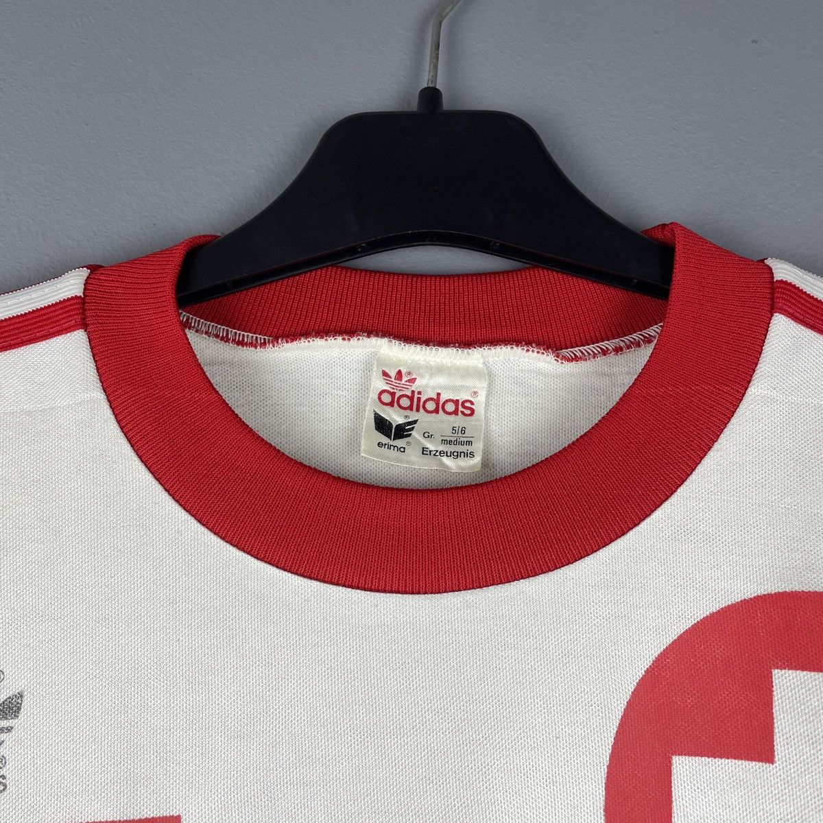 Adidas Vintage Switzerland Adidas Erima Jersey West Germany size M Size US M / EU 48-50 / 2 - 4 Thumbnail