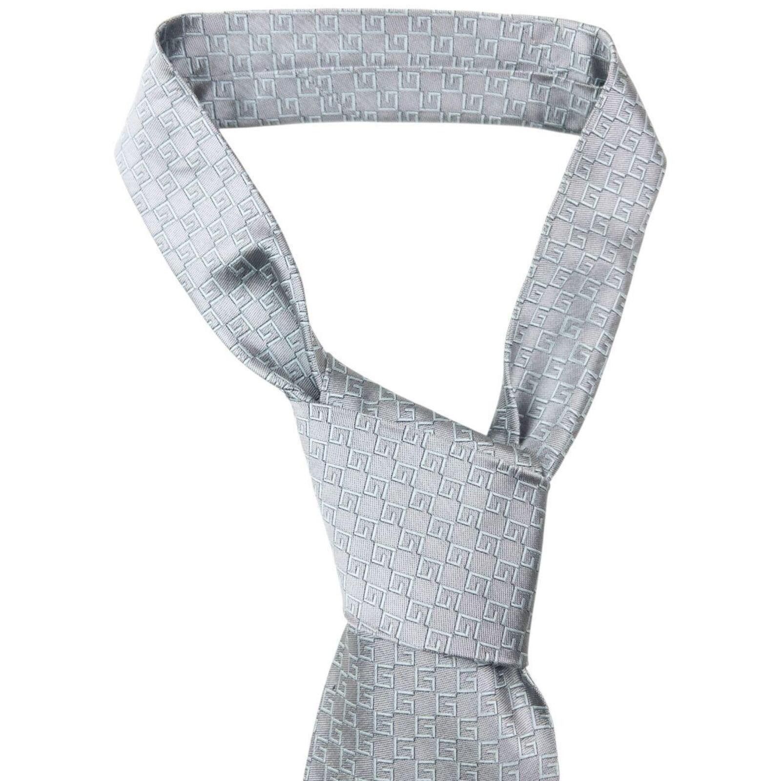 Gucci Vintage 2000s Gucci Monogram Silk Tie Size ONE SIZE - 4 Thumbnail
