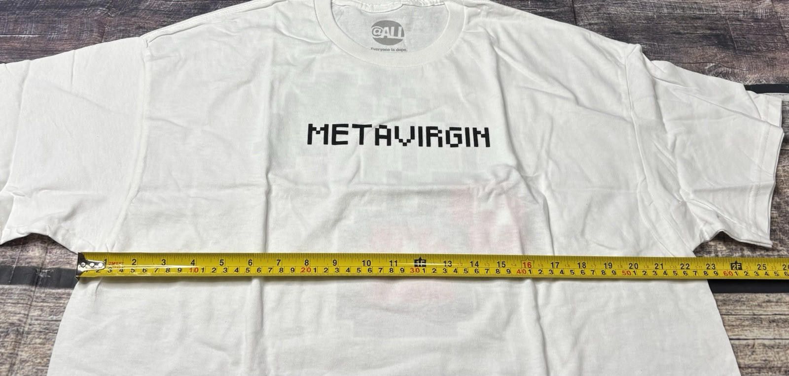 Other Metavirgin T-Shirt Men's XL White Digital Cherry Cotton Size US XL / EU 56 / 4 - 8 Thumbnail
