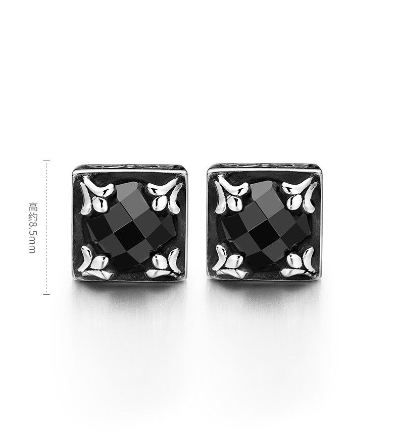 Jewelry Retro Earrings One Pairs Chrome Jewelry Size ONE SIZE - 5 Thumbnail