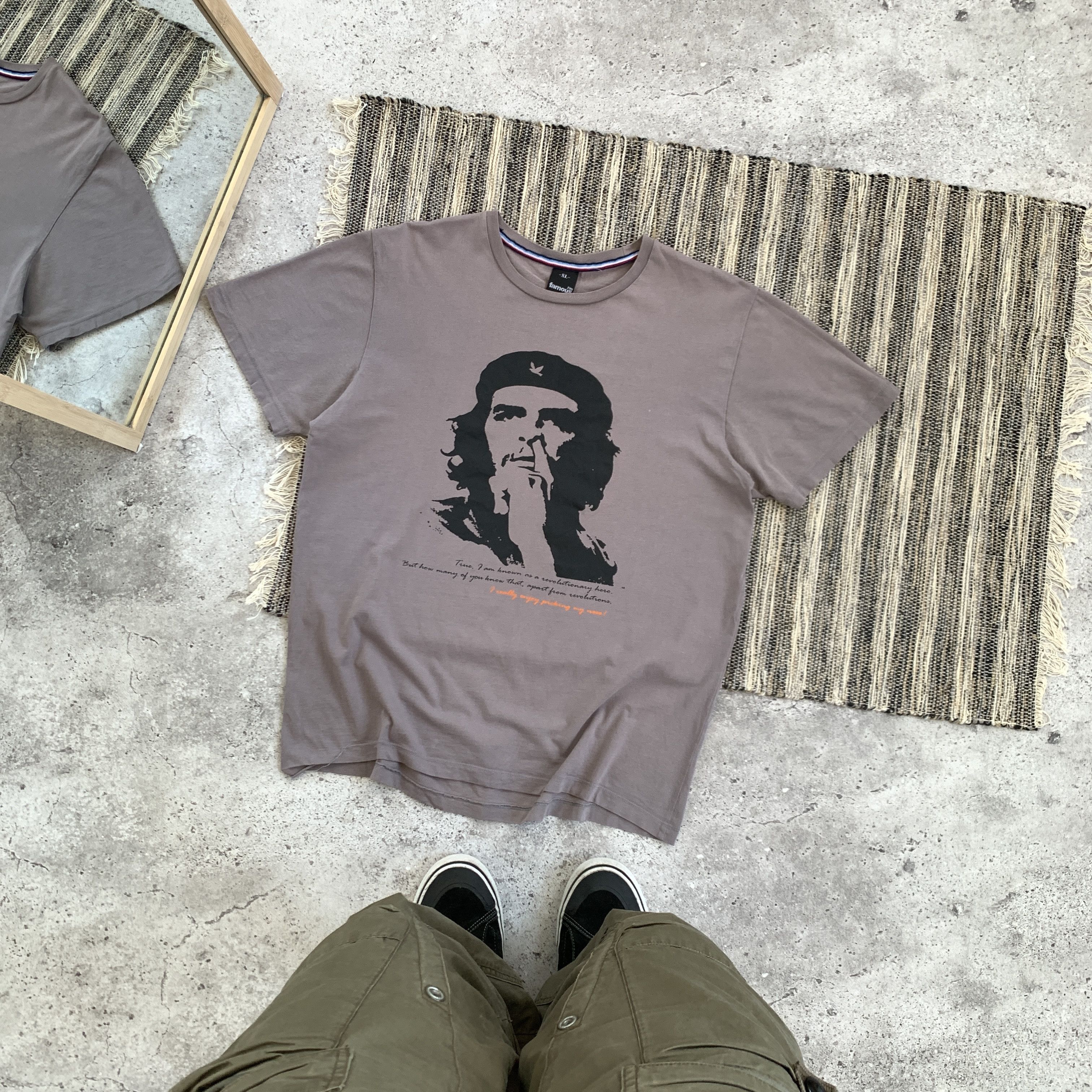 Vintage Vintage Che Guevara 90s Humor Graphic Grey Tee Shirt Size US L / EU 52-54 / 3 - 1 Thumbnail
