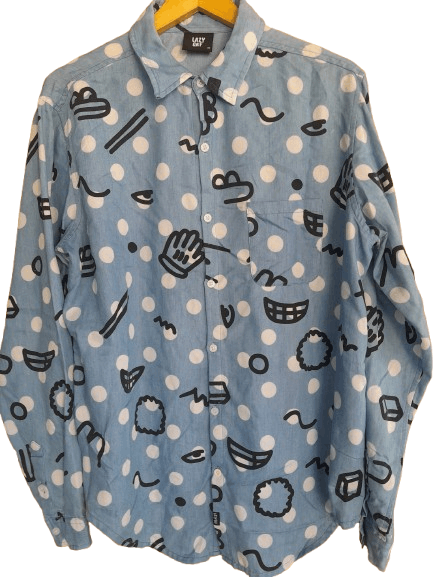 Lazy Oaf Lazy Oaf Bits 'N Bobs Button Down Shirt Size US M / EU 48-50 / 2 - 1 Thumbnail
