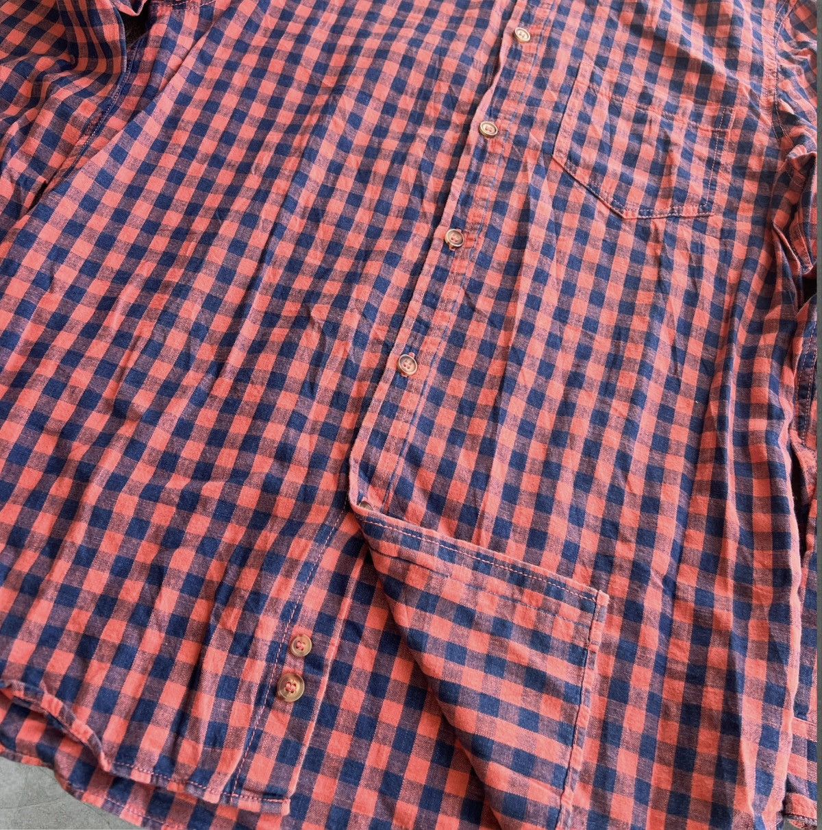 A.P.C. A.P.C. Button Down Plaid Oxford Long Sleeves Shirt Size US XS / EU 42 / 0 - 5 Thumbnail