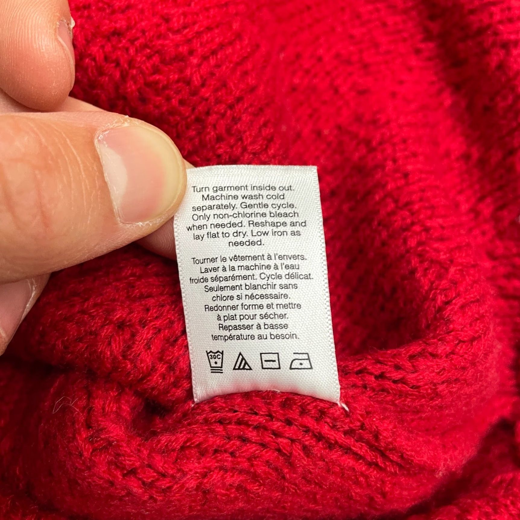 Coldwater Creek Coldwater Creek Sweater Adult PXL Red Mock Neck Knit Solid Breathable Stretch Womens Size XL / US 12-14 / IT 48-50 - 6 Thumbnail
