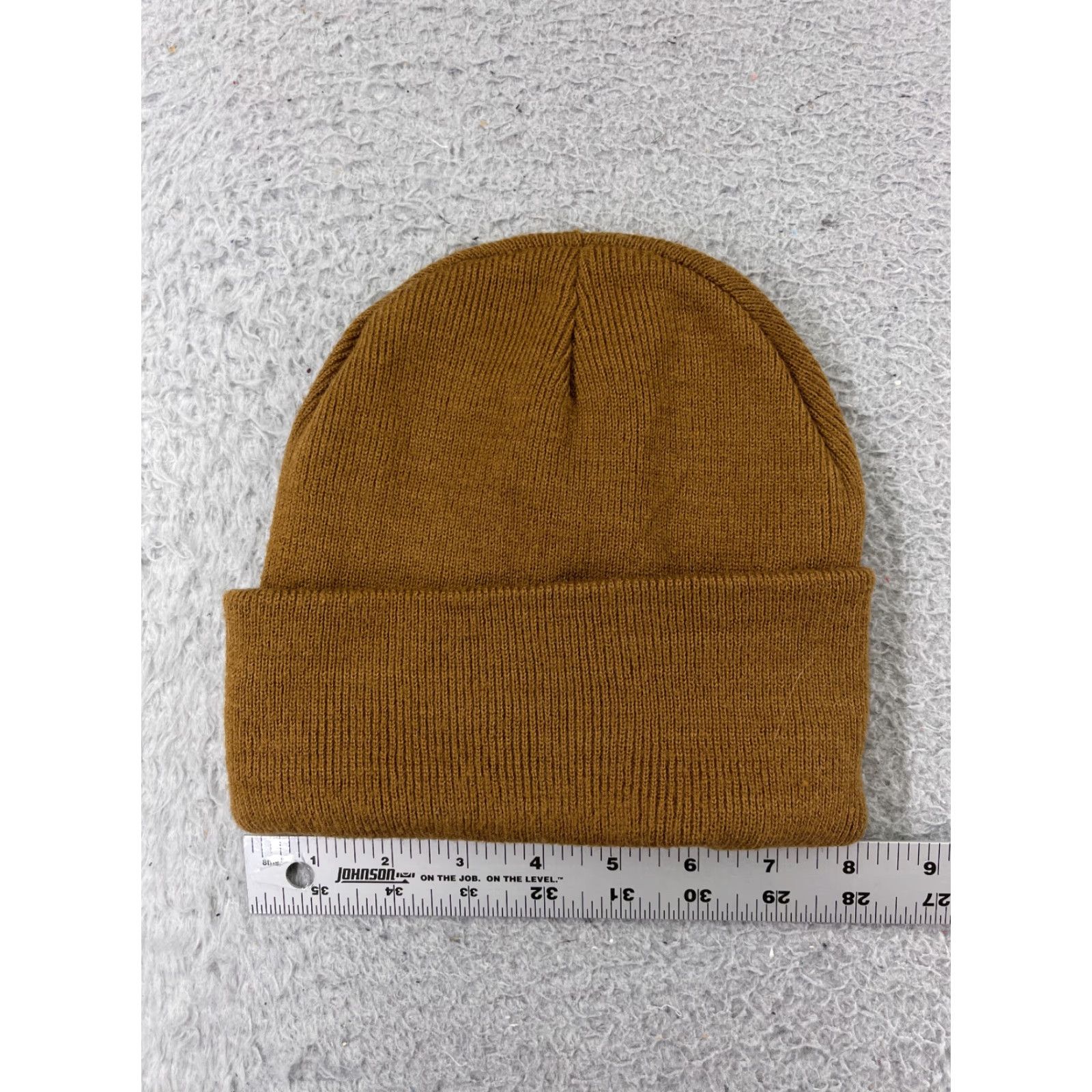 Dickies Dickies Beanie Hat Adult One Size Brown Knit Acrylic Polyester Lined Ski Logo Winter Men Size ONE SIZE - 3 Thumbnail