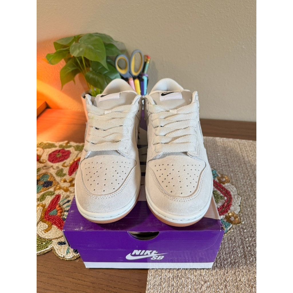 Nike Nike SB Dunk Low Pro B Pale Ivory Sail Coconut Milk Beige Size US 8 / EU 41 - 3 Thumbnail