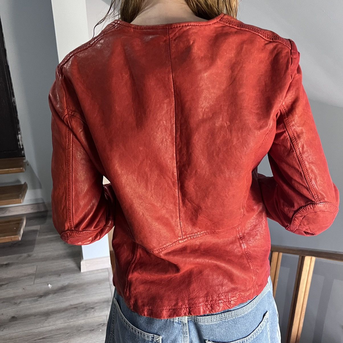 True Religion × Vintage True Religion womens Leather Jacket Size L / US 10 / IT 46 - 15 Thumbnail