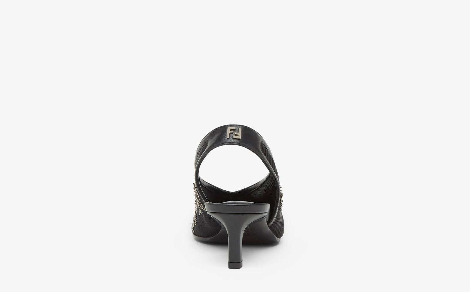 Fendi Fendi Technical Fabric Slingbacks Size US 7.5 / IT 37.5 - 3 Thumbnail