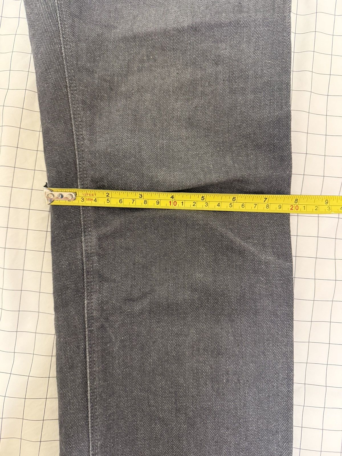 Raleigh Denim Raleigh Denim Martin Selvedge Raw Smokey Grey 32 Size US 32 / EU 48 - 9 Thumbnail