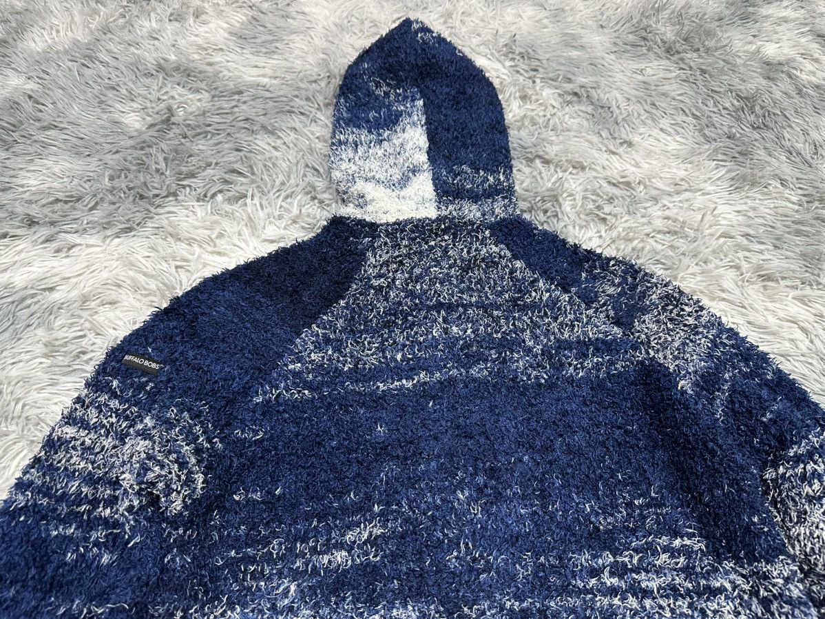 BUFFALO BOBS 🔥Y2K Buffalo Bobs Gradient Boa Knit Hoodie Full Zip Size US M / EU 48-50 / 2 - 8 Thumbnail