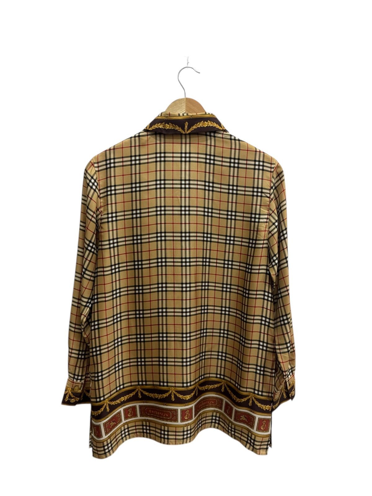 Burberry Vintage Burberrys Nova Check Baroque Style Overprint Size US S / EU 44-46 / 1 - 2 Thumbnail
