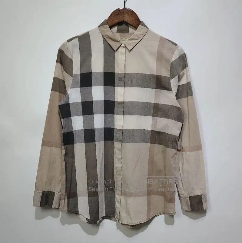 Burberry Burberry Beige Cotton Women's Shirt. Size S / US 4 / IT 40 - 1 Thumbnail