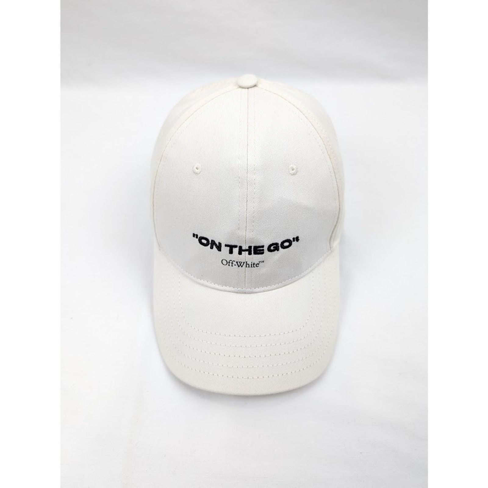 Off-White o1rshd1 Size : M / Garm Dyed Baseball in Ivory Black Size ONE SIZE - 1 Thumbnail