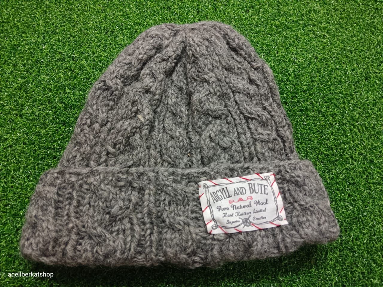 Japanese Brand ARGYLL AND BITE KNITTED handmade Beanie Size ONE SIZE - 2 Thumbnail