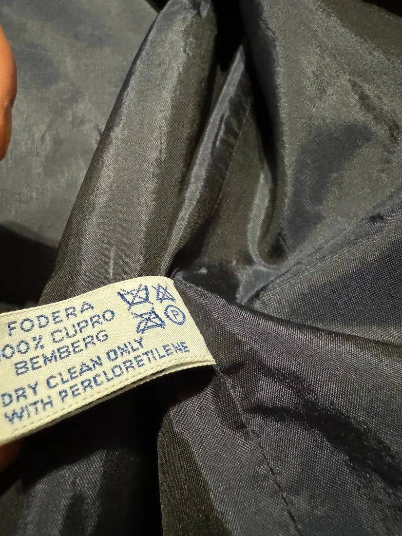 Prada × Vintage AW1996 Prada Navy Soft Leather Italian Jacket Size US XS / EU 42 / 0 - 6 Thumbnail