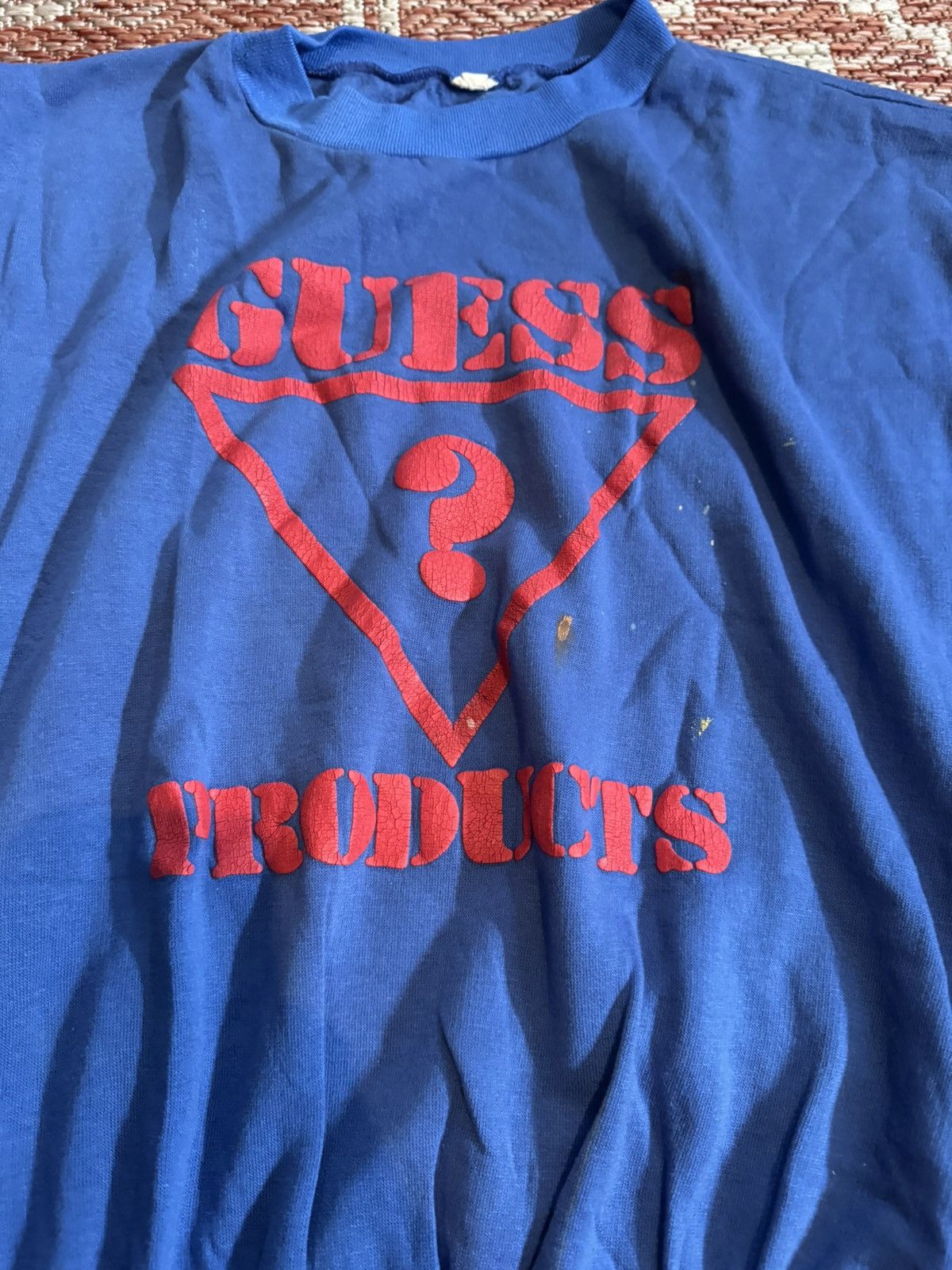 Guess Vintage guess jeans women’s crewneck blue size small Size US XXS / EU 40 - 2 Thumbnail