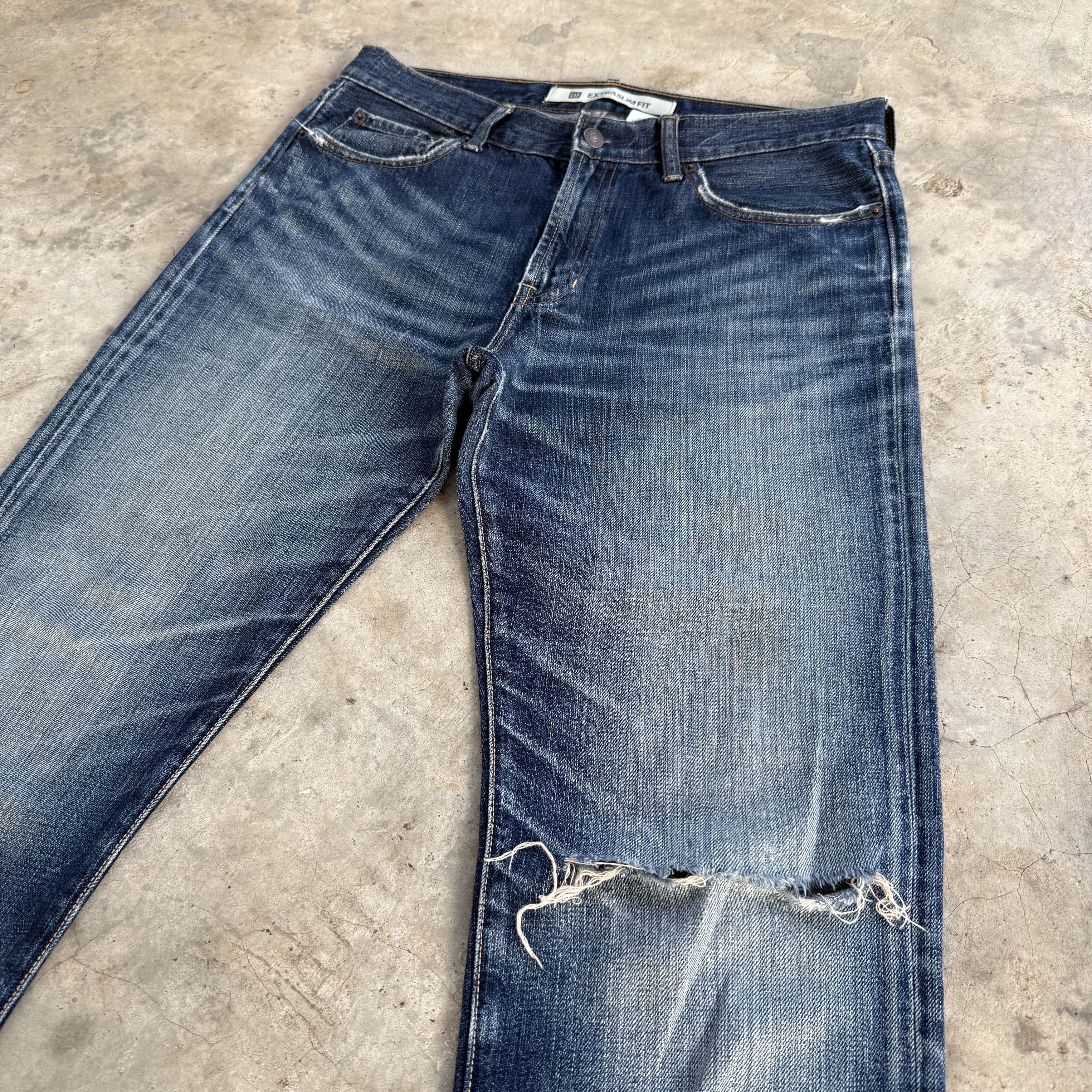 Gap W34 VINTAGE GAP SLIM FIT FADED STONEWASH DENIM Size US 34 / EU 50 - 4 Thumbnail