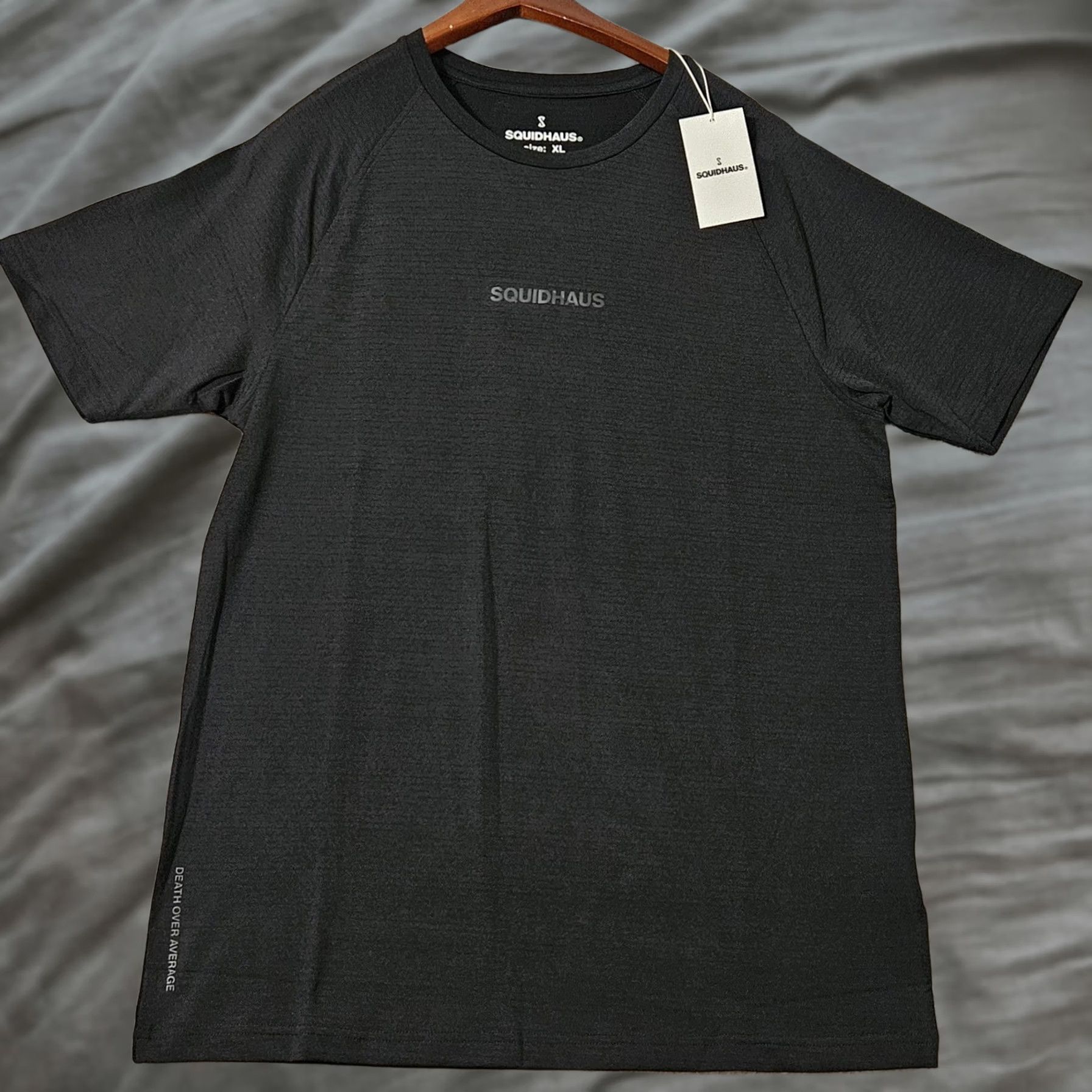 Vintage Squidhaus Shirt Men XL Black Short Sleeve Performance NWT Gym Active T Shirt Size US XL / EU 56 / 4 - 1 Thumbnail