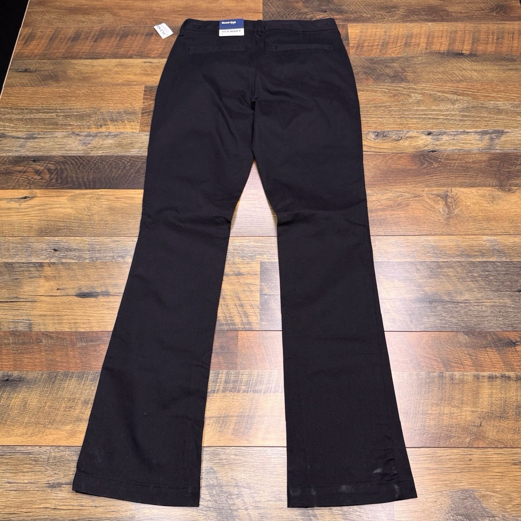 Old Navy Old Navy Bootcut Pants Womens 0 Black Mid Rise Stretch New Size 25" / US 0 / IT 36 - 2 Thumbnail