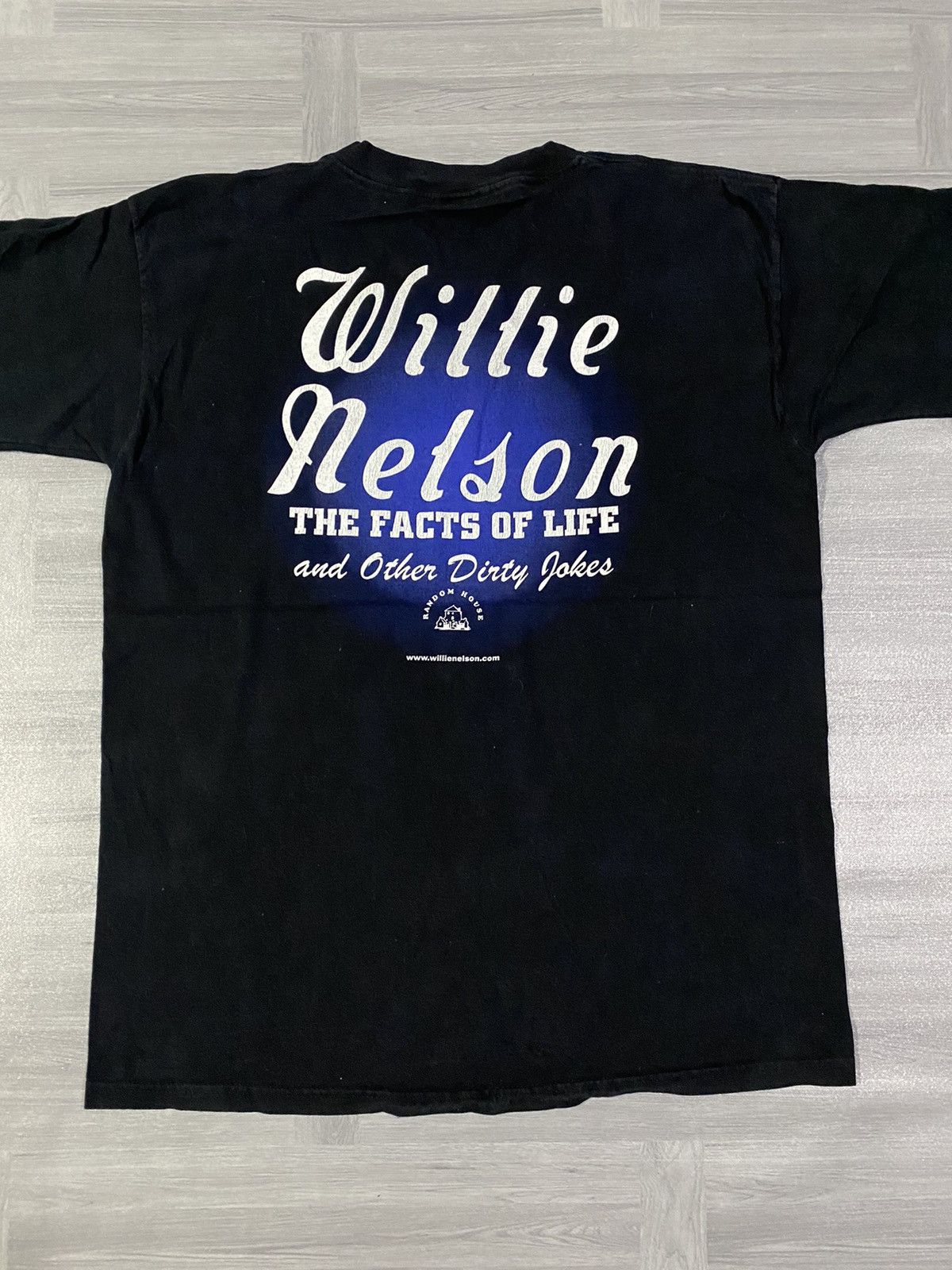 Band Tees Vintage Willie Nelson - The Facts of Life Book Promo Tour Size US XL / EU 56 / 4 - 16 Thumbnail