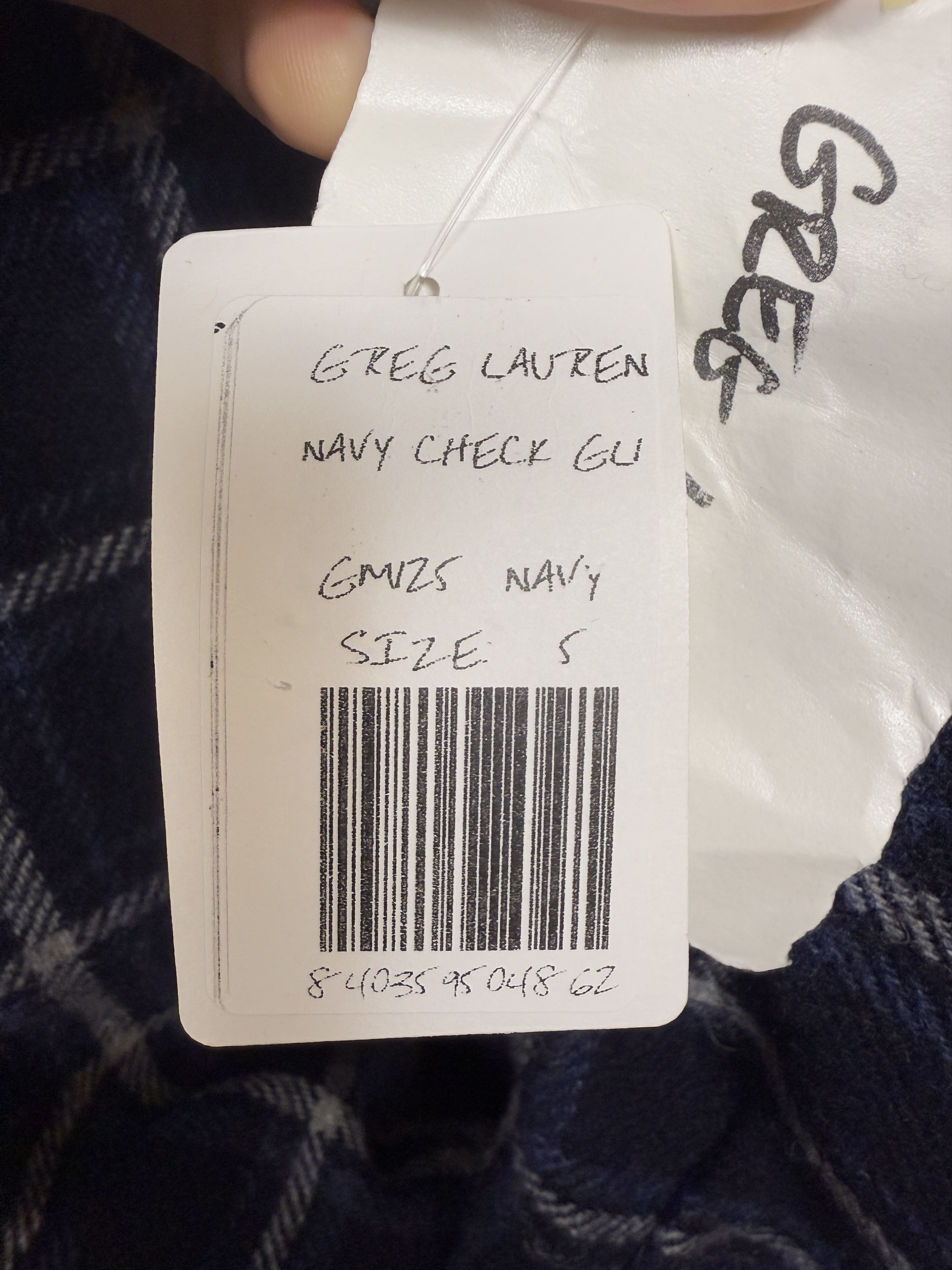 Greg Lauren Greg Lauren Navy Check GL 1 Kimono Size US XXL / EU 58 / 5 - 10 Thumbnail