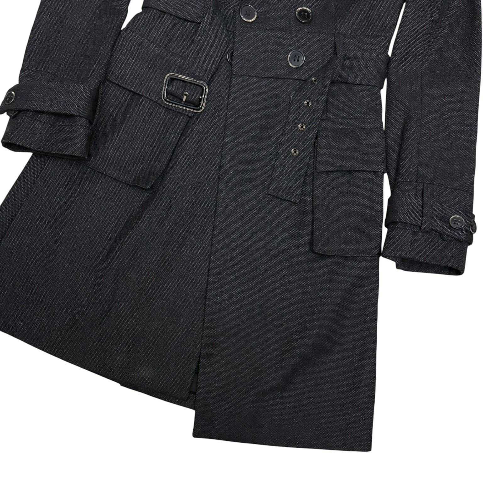 French Connection FRENCH CONNECTION FCUK Wool Trench Coat Jacket Small Size S / US 4 / IT 40 - 7 Thumbnail