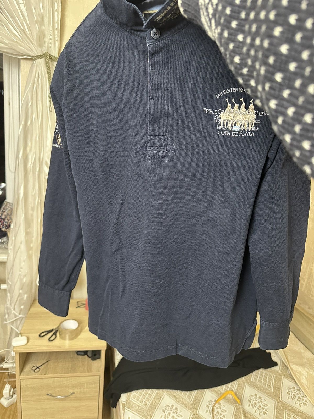 Polo Ralph Lauren 🔥 Vintage Chief Keef Ralph Lauren Polo Rugby Shirt Y2K Club Size US M / EU 48-50 / 2 - 8 Thumbnail