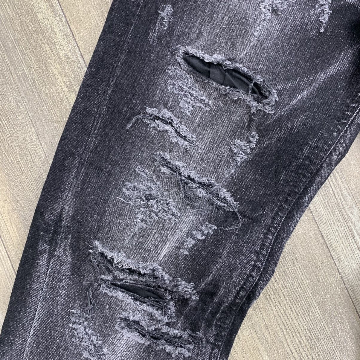 Japanese Brand Punk Style 2000’s Buckaro Distressed Clawmark Slim Jeans Size US 31 - 5 Thumbnail