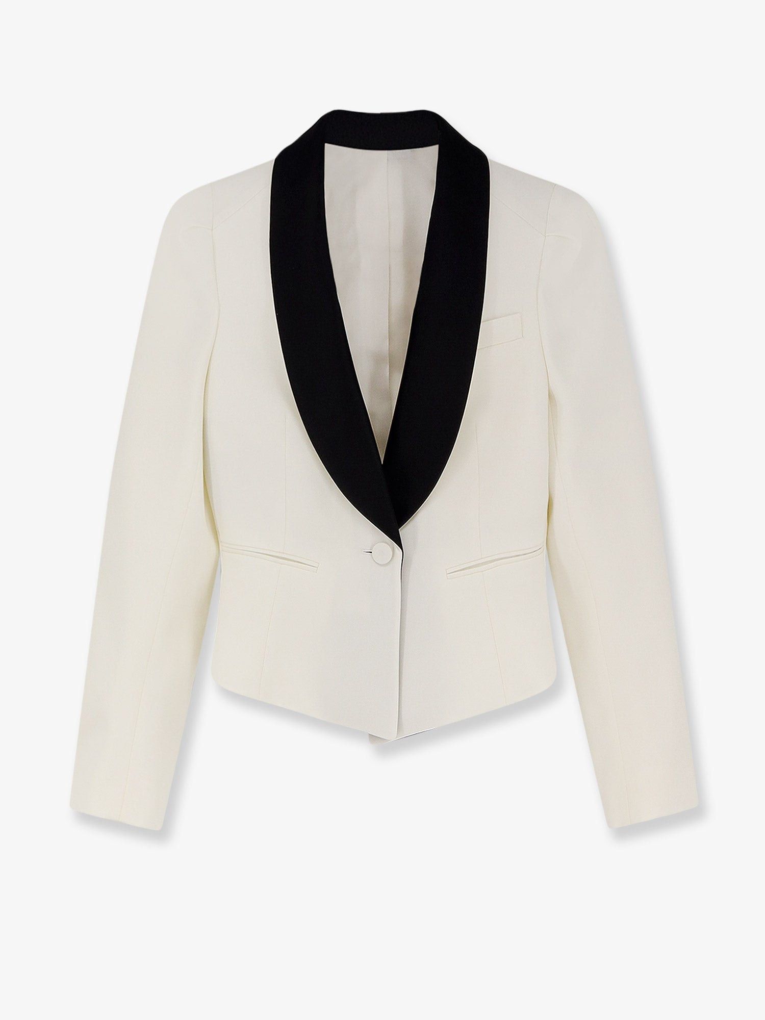 Alexander McQueen Alexander Mcqueen Wool blazer with satin lapel Tag Size IT 42 Women - USA Tariffs Included Size M / US 6-8 / IT 42-44 - 1 Thumbnail