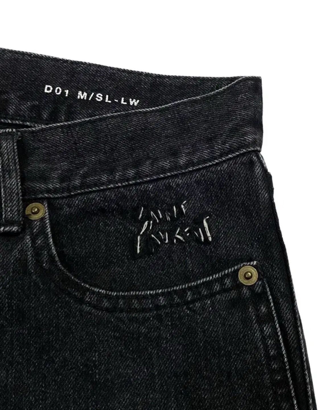 Saint Laurent Paris Saint Laurent Distressed Black Denim Pants Size US 28 / EU 44 - 3 Thumbnail
