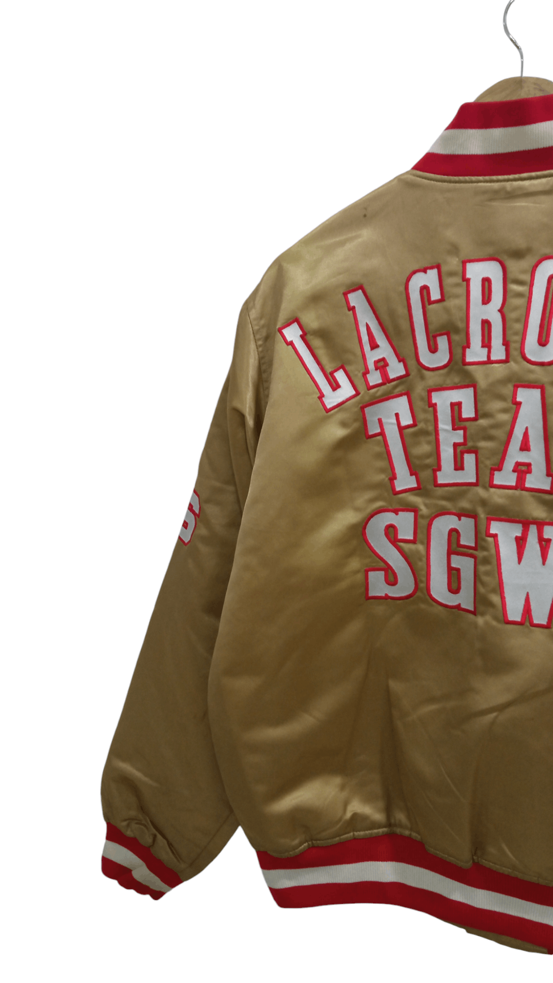Vintage 🔥🔥Vintage 90s QB Club Lacrosse Team SGWC Varsity Jacket Size US L / EU 52-54 / 3 - 17 Thumbnail