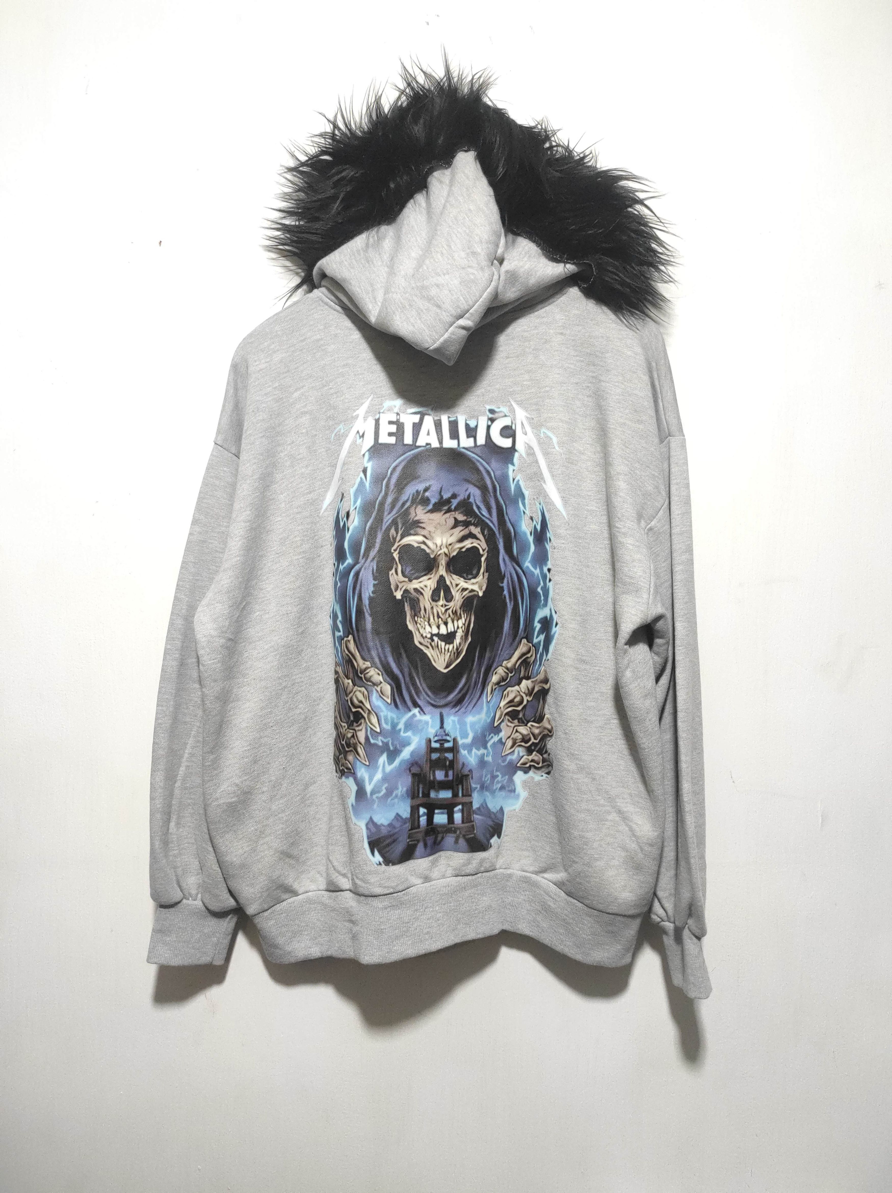 Hysteric Glamour Custom Metallica Boxy Zipper Fur Hoodie i6w9 Lgb Style Size US M / EU 48-50 / 2 - 12 Thumbnail
