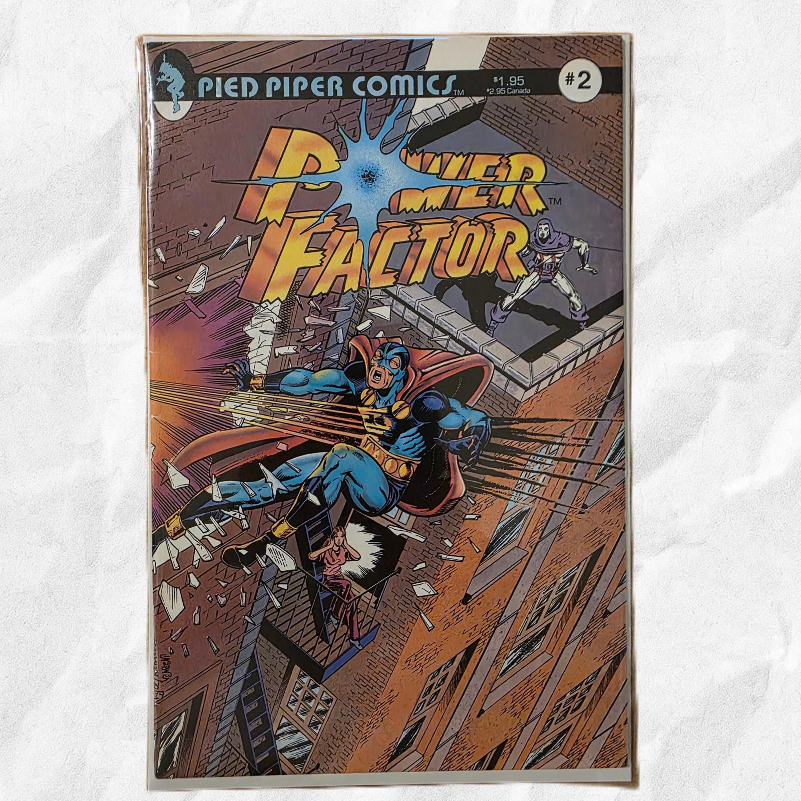 Other Power Factor #2 VF 1988 Pied Piper US Superhero Comic (C) Size ONE SIZE - 3 Thumbnail