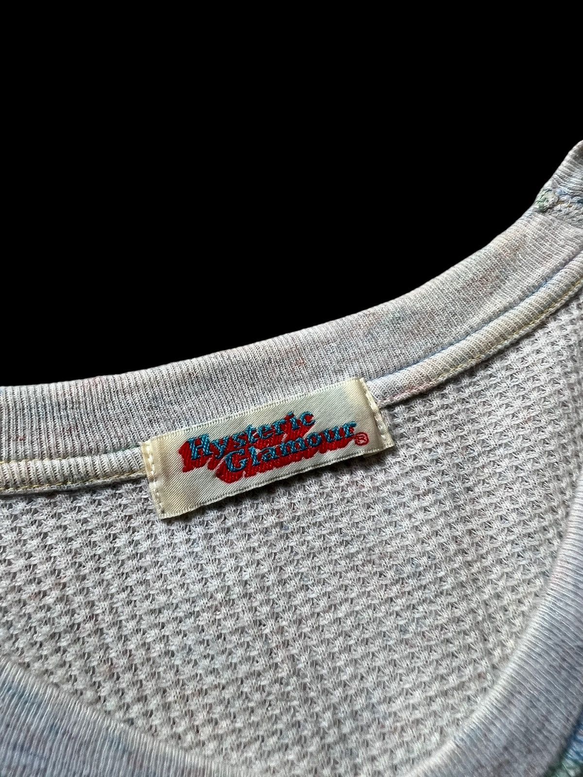 Hysteric Glamour Vintage Hysteric Glamour Longsleeve Waffle Shirt Size XS / US 0-2 / IT 36-38 - 4 Thumbnail