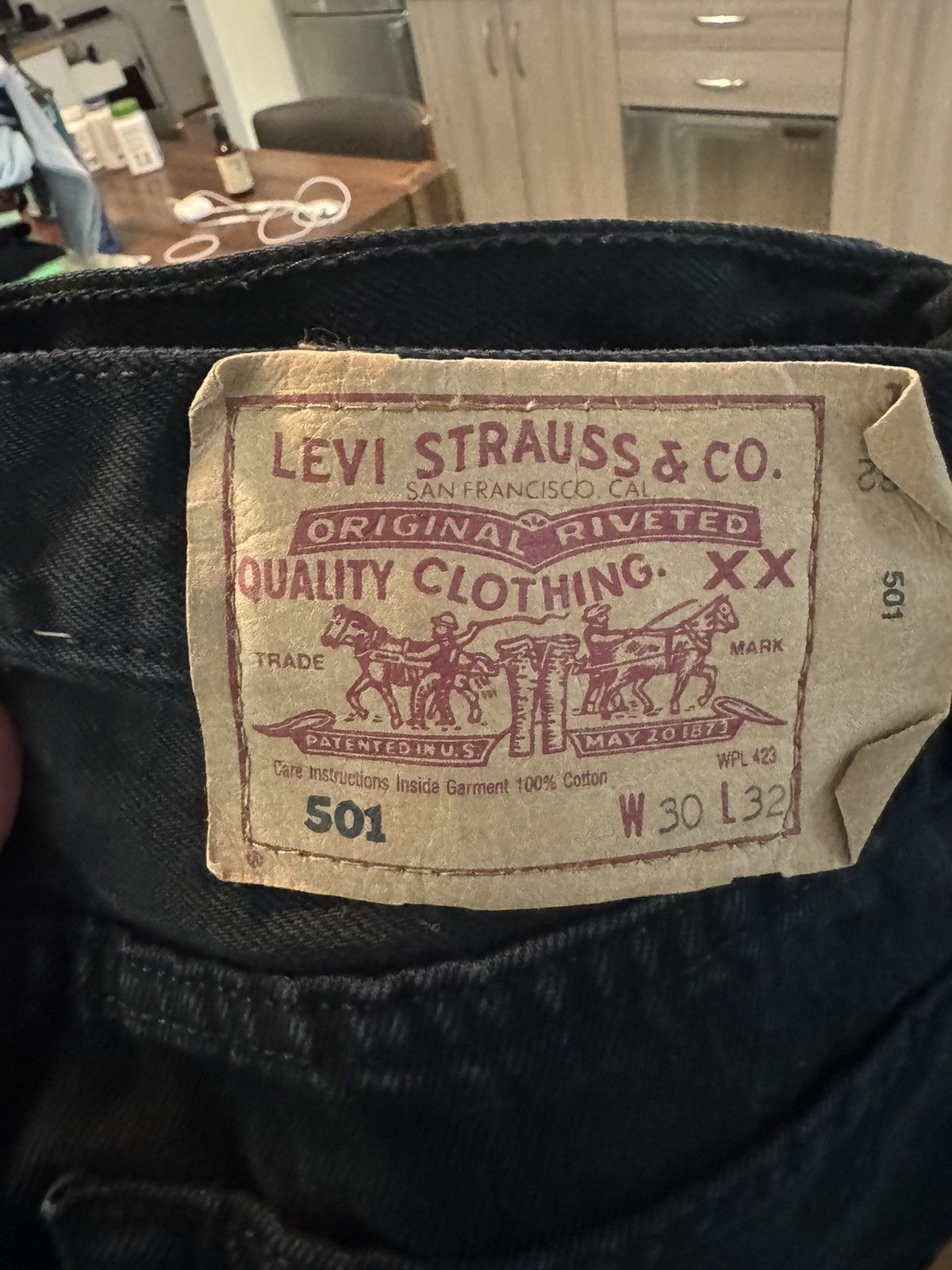 Levi's Levi 501 denim Size US 30 / EU 46 - 2 Thumbnail