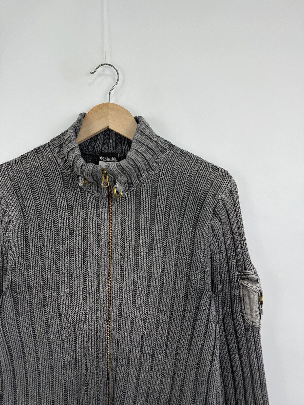 Columbia 🇺🇸 Vintage Y2K Columbia Opium Style Knitted Sweater Retro Size L / US 10 / IT 46 - 2 Thumbnail