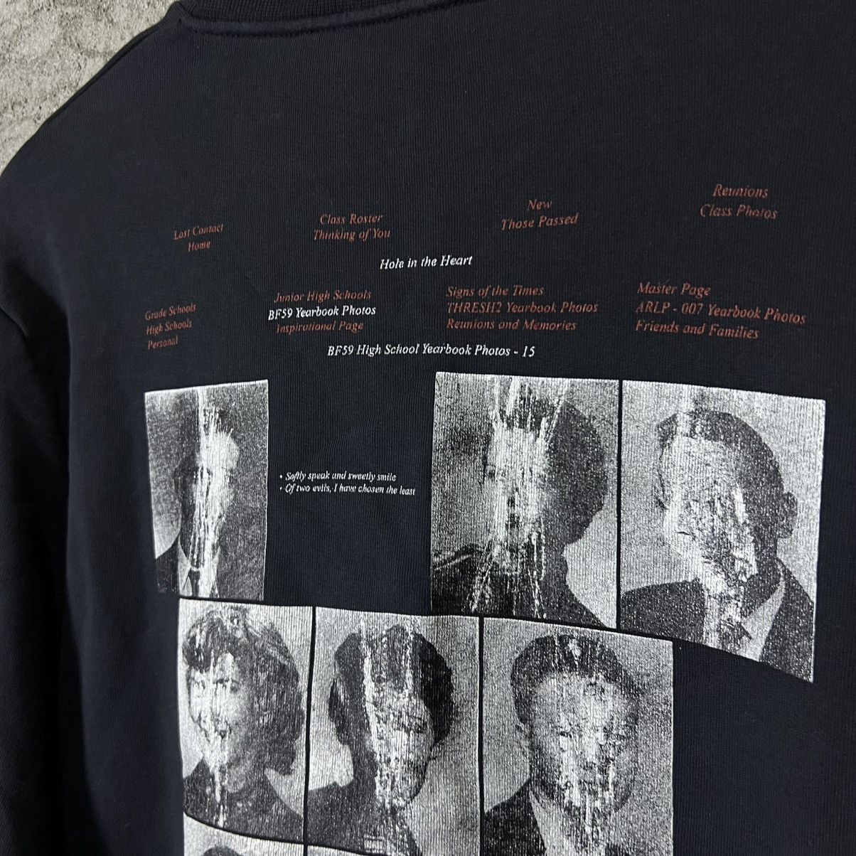 KOMAKINO KOMAKINO - AW/15 - "Dunce" Yearbook Graphic Sweatshirt Size US M / EU 48-50 / 2 - 6 Thumbnail
