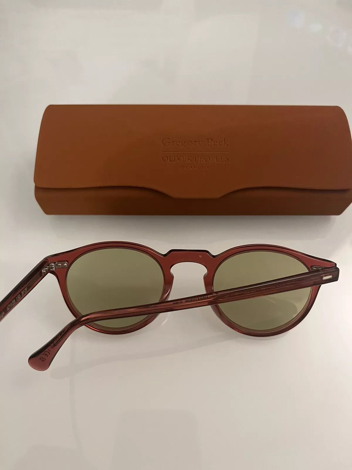 Oliver Peoples Gregory Peck 47mm Sun LimitedEdition Rust/Green PHOTOCRO Size ONE SIZE - 6 Thumbnail