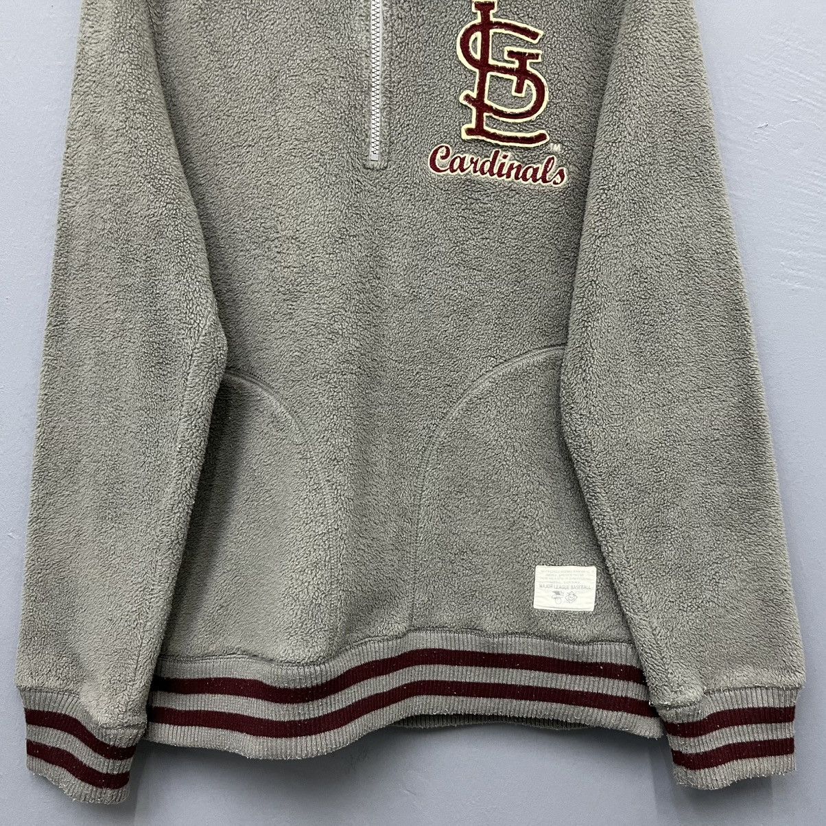 MLB × Uniqlo St Louis Cardinals MLB Sweater Fleece Half Zip Size US M / EU 48-50 / 2 - 4 Thumbnail