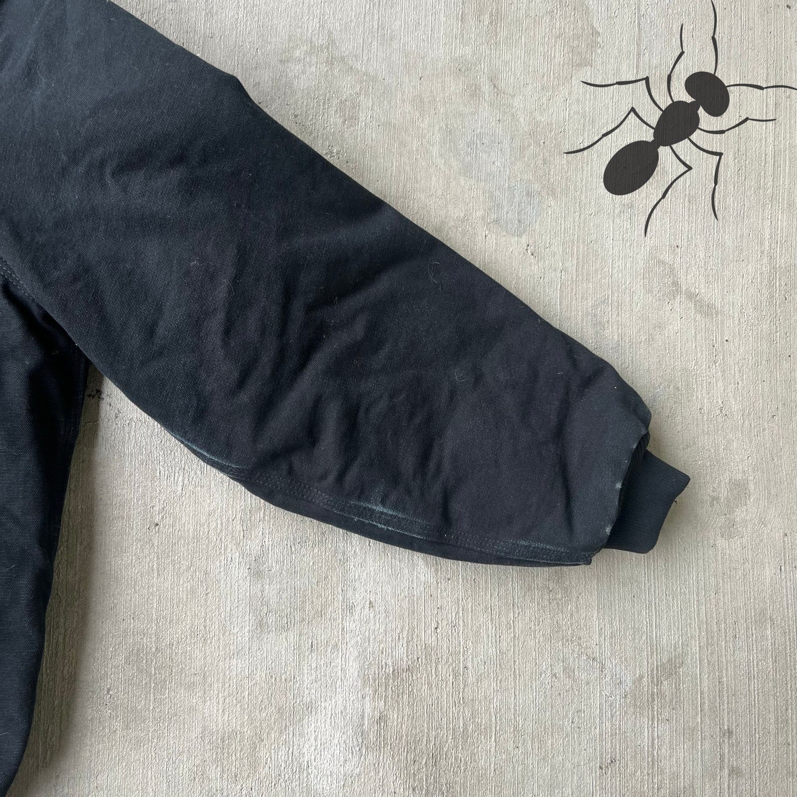 Carhartt × Vintage Carhartt J140 BLK black hooded work wear jacket Size US L / EU 52-54 / 3 - 9 Thumbnail