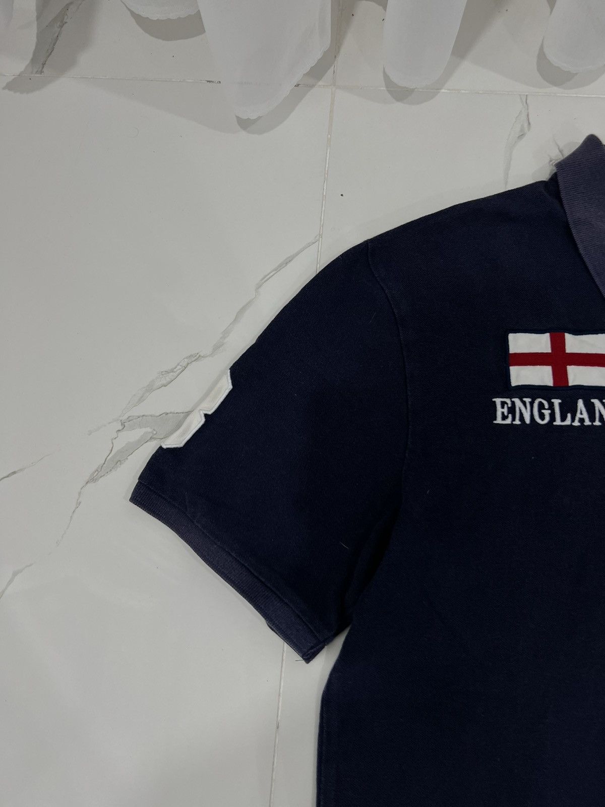 Polo Ralph Lauren × Vintage 90’s POLO RALPH LAUREN UK ENGLAND USA FLAG RARE CHIEF KEEF Size US XL / EU 56 / 4 - 6 Thumbnail