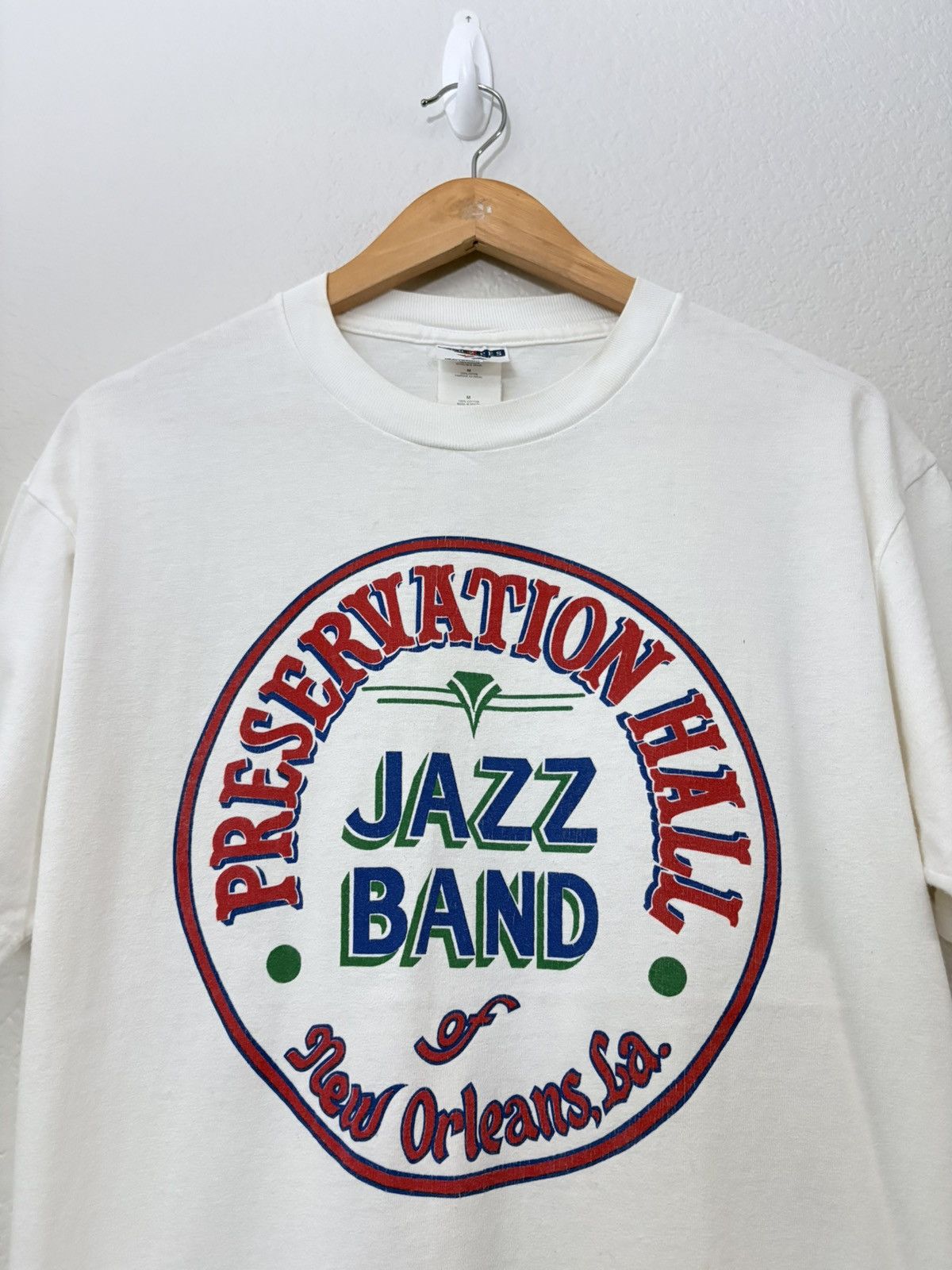 Vintage 90’s Reservation Hall Jazz Band Vintage Tee Size US M / EU 48-50 / 2 - 2 Thumbnail