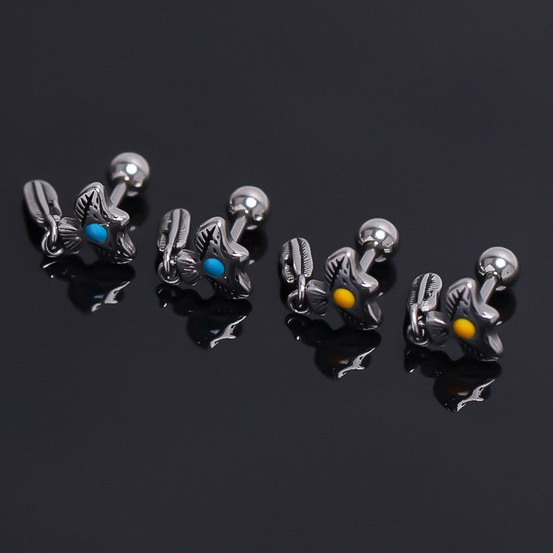 Jewelry New Trend Earrings One Pairs Chrome Jewelry Size ONE SIZE - 1 Thumbnail