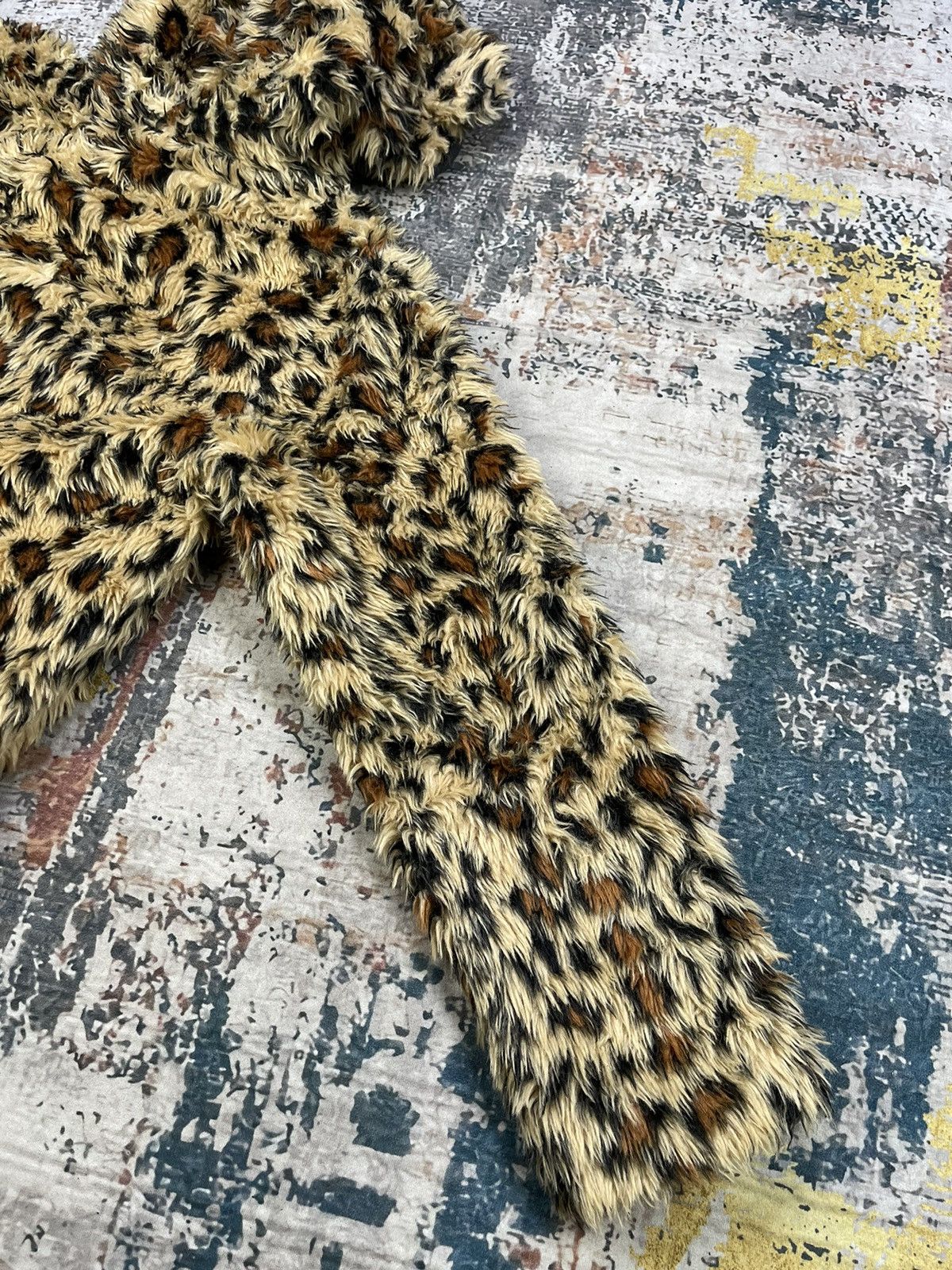 Dig Deep Dig Deep Leopard Fur Ear Hoodie Spiked Jacket Size XL / US 12-14 / IT 48-50 - 7 Thumbnail