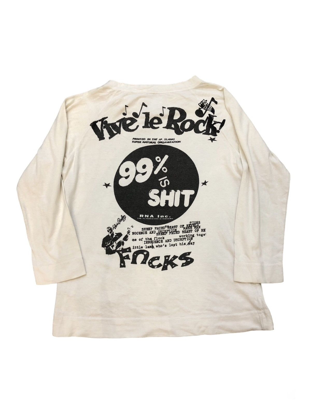 Japanese Brand × Malcolm McLaren × Seditionaries Rna Vive La Rock Muslin Malcom Mclaren Style Size US M / EU 48-50 / 2 - 2 Thumbnail