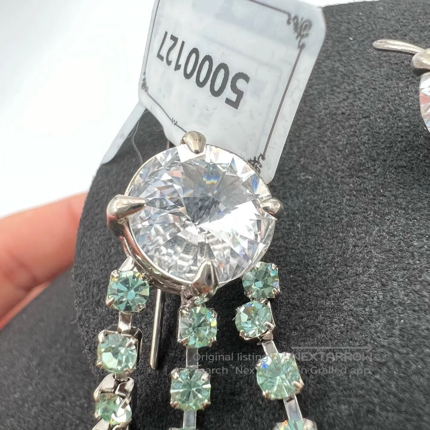 Miu Miu Miu Miu Diamond earring pendant Size ONE SIZE - 2 Thumbnail