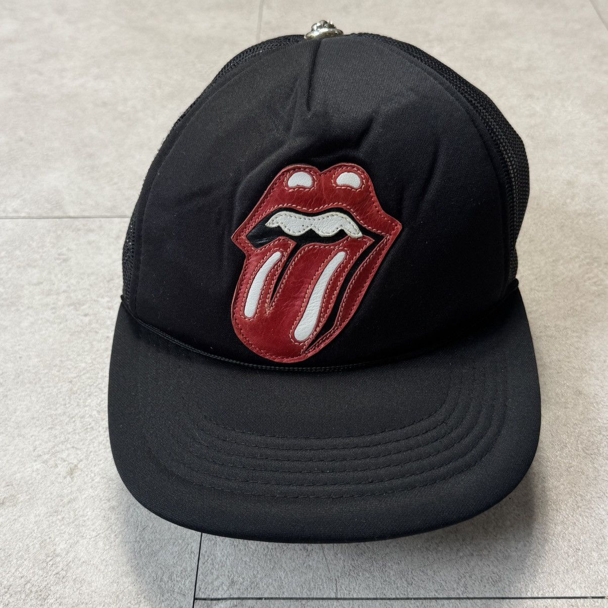 Chrome Hearts Chrome hearts Lip&Tongue Stones Patch Tracker Cap Hat Size ONE SIZE - 2 Thumbnail