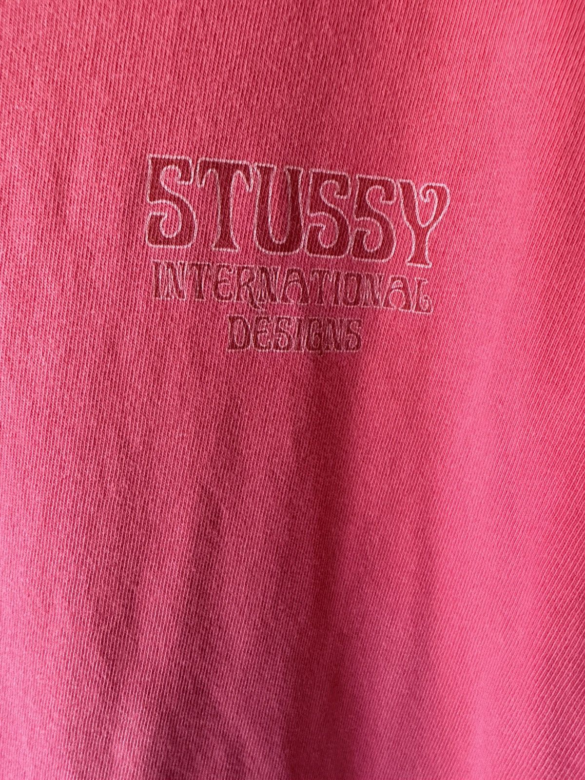 Stussy Pink Stussy skull long sleeve Size US M / EU 48-50 / 2 - 3 Thumbnail